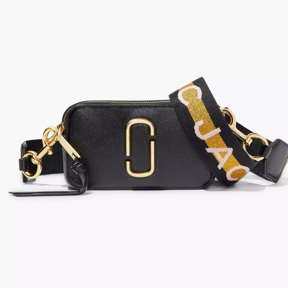 Marc Jacobs Snapshot Bag Black & Pink